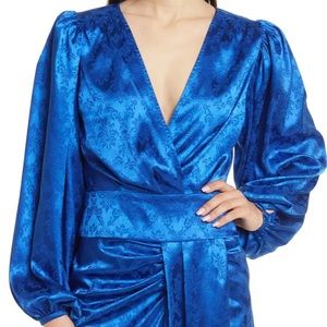 RONNY KOBO Eugenia Satin Crop Top